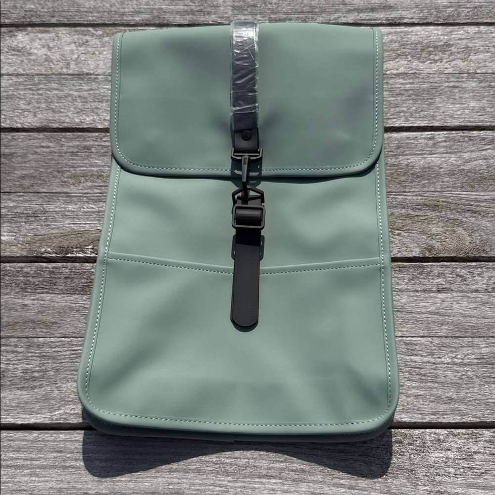 RAINS Backpack‎ Mini W3 HAZE GREEN WATERPROOF BAG NWT